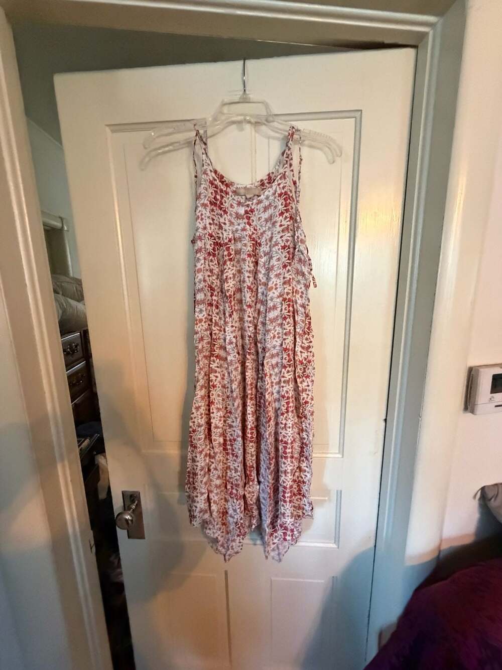 Hope & Harlow Floral Sleeveless Boho Midi Dress